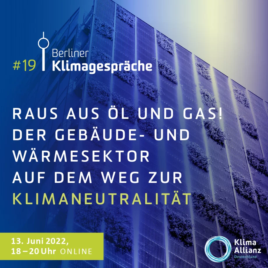 19. Berliner Klimagespräche, Klima-Allianz Deutschland, Instagram