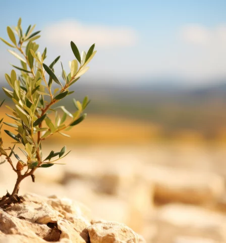 Olivenbaum auf steinigem Boden_©Anna_AdobeStock