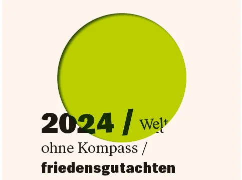 ©cover des Gutachtens 240705 Friedensgutachten