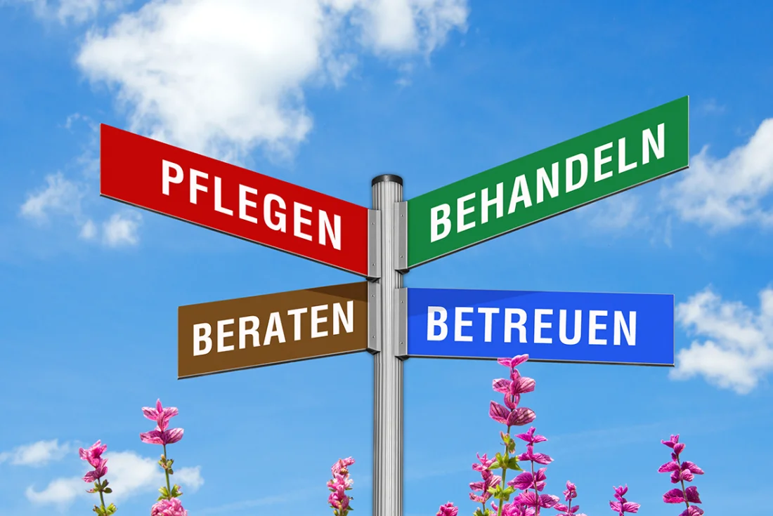©kamasigns_adobestock ©kamasigns_adobestock_pflegen_behandeln_beraten_betreuen