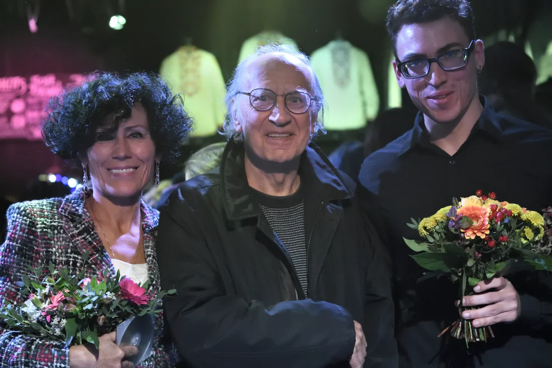©Serhij Gavrylov Benefizkonzert: Sängerin Inna Galatenko, Komponist Valentyn Sylvestrov, Pianist Yevhenii Motorenko